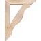 Ekena Millwork Funston Traditional Smooth Bracket w/ Offset Brace, Douglas Fir, 5 1/2"W x 24"D x 32"H BKT0604X24X32FST01SDF - alternate 4